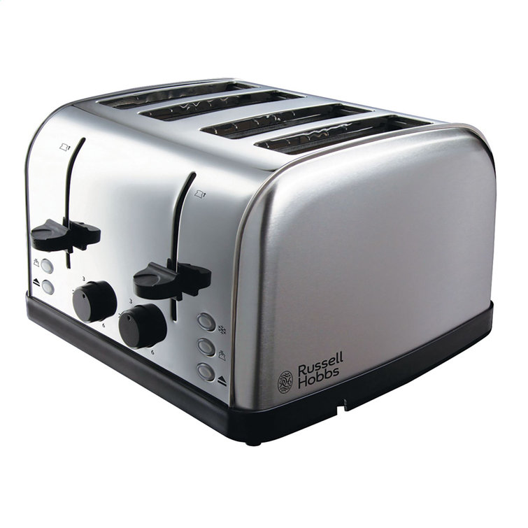 Russell Hobbs 4Slice Futura Toaster & Reviews Wayfair.co.uk